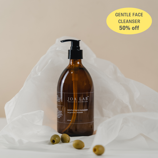 Gentle Face Cleanser | rose geranium + chamomile